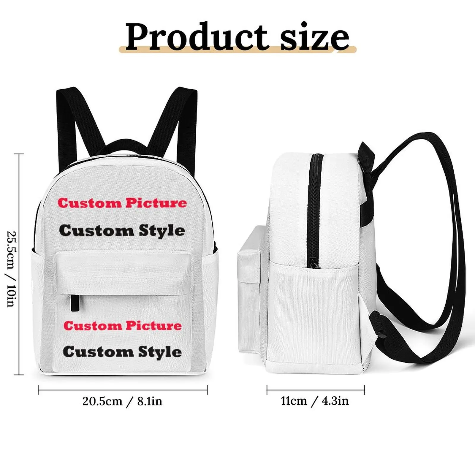 حقائب ظهر نسائية غير رسمية مخصصة من بولينيزيا نمط شعار نص صور عالية الجودة متينة مقاومة للاهتراء حقائب ظهر عصرية #4