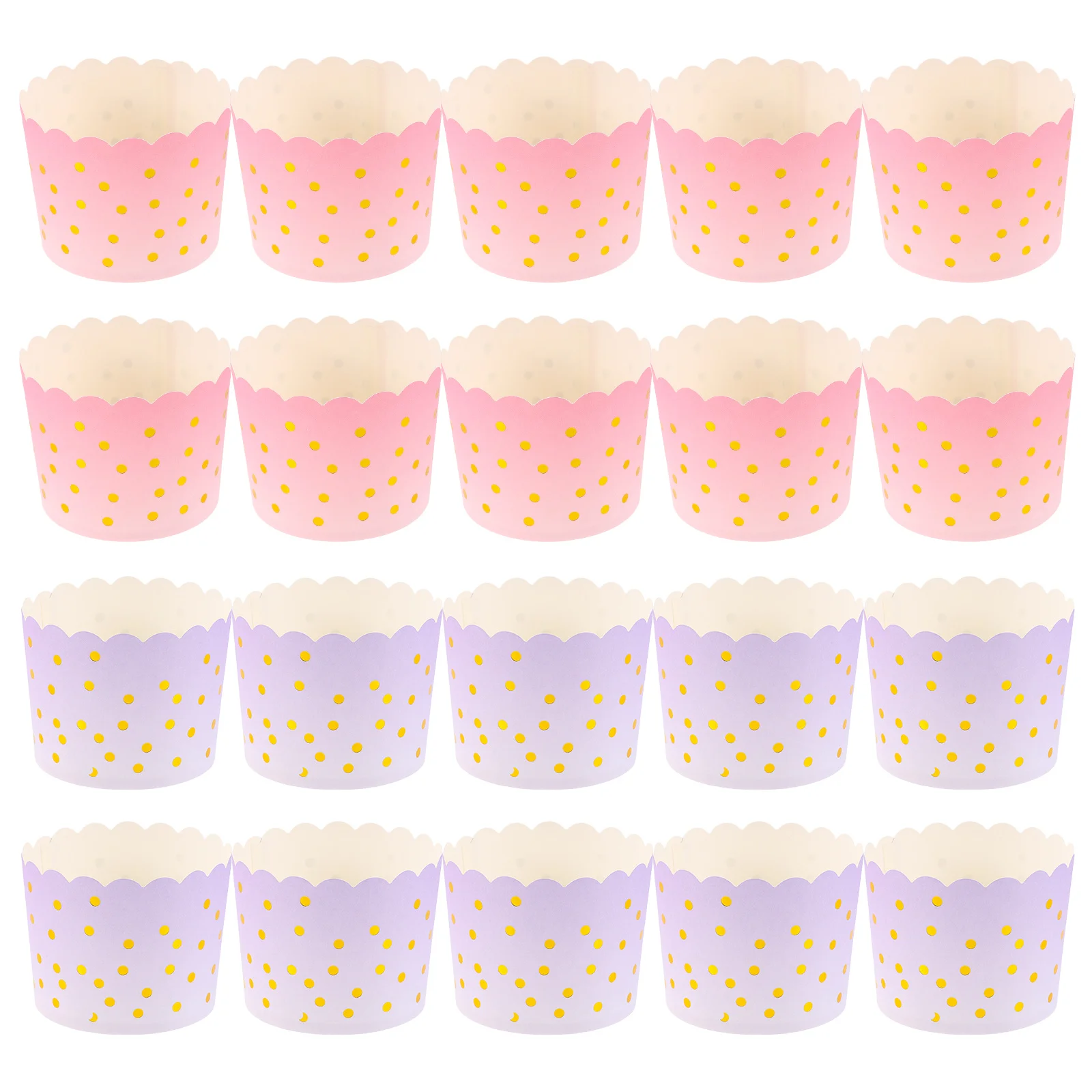 

100Pcs High-Temperature Resistant Mini Muffin Paper Cups Disposable Cupcake Holders Party Wedding Birthday Baking Liners