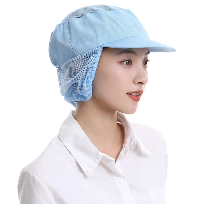 652F Breathable Kitchen Cap with Hair Cover Prep Cap for Steady Indoor Use