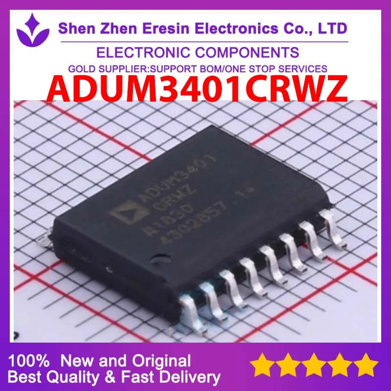 

Free shipping 5PCS/LOT ADUM3401CRWZ SOP16 New and original