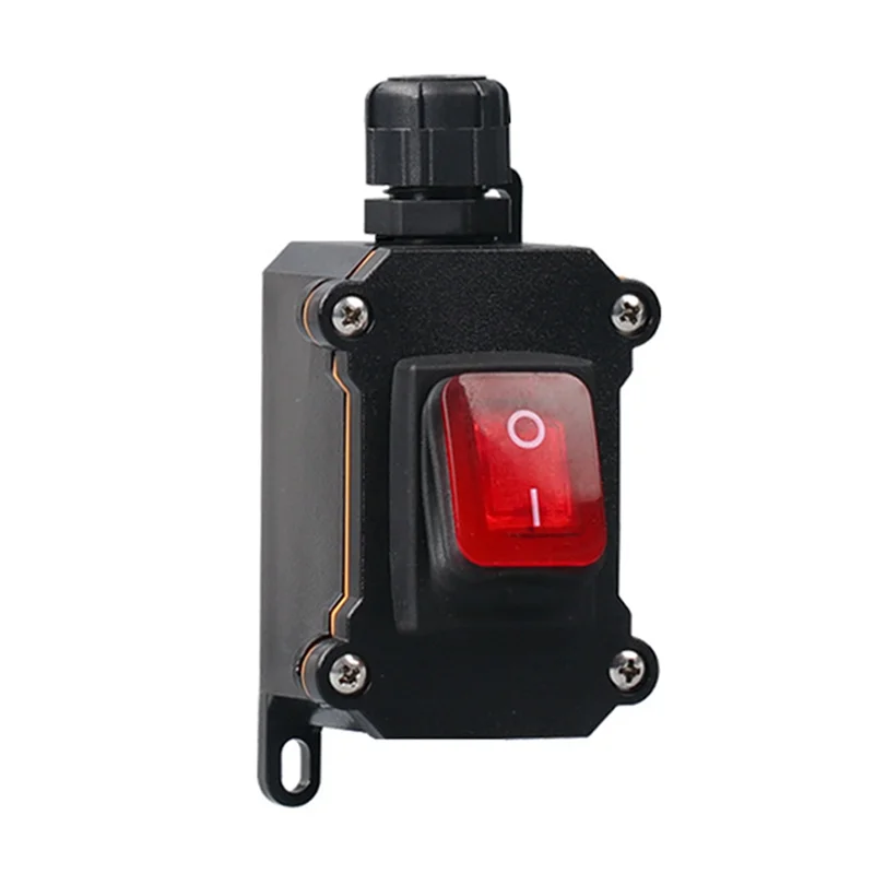 SQPP-220V Boat Rocker Switch IP68 Waterproof 16A High Current Power With LED Light Power Button ON/OFF