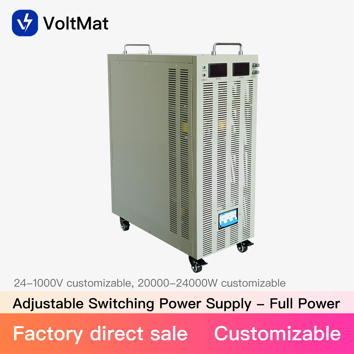 24V-20000W High-Stability DC Regulated AC-DC Power Supply 24V Output 88%-89% Efficiency 1 Year Warranty for New Energy Industry