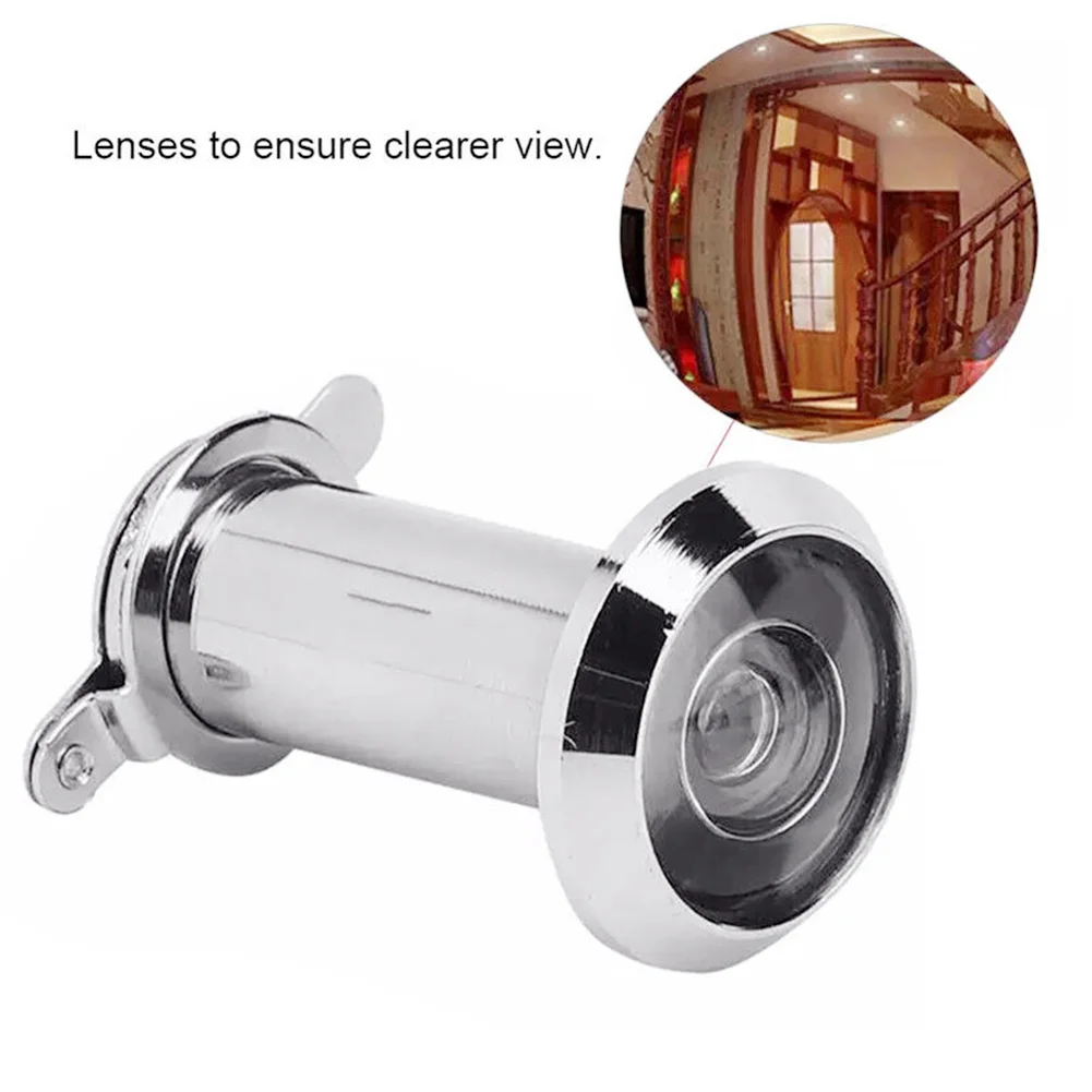 

220 Degree Door Viewer HD Glass Lens Wide Angle Peephole Security Door Adjustable Glass Lens For Furniture Hardware Accessories