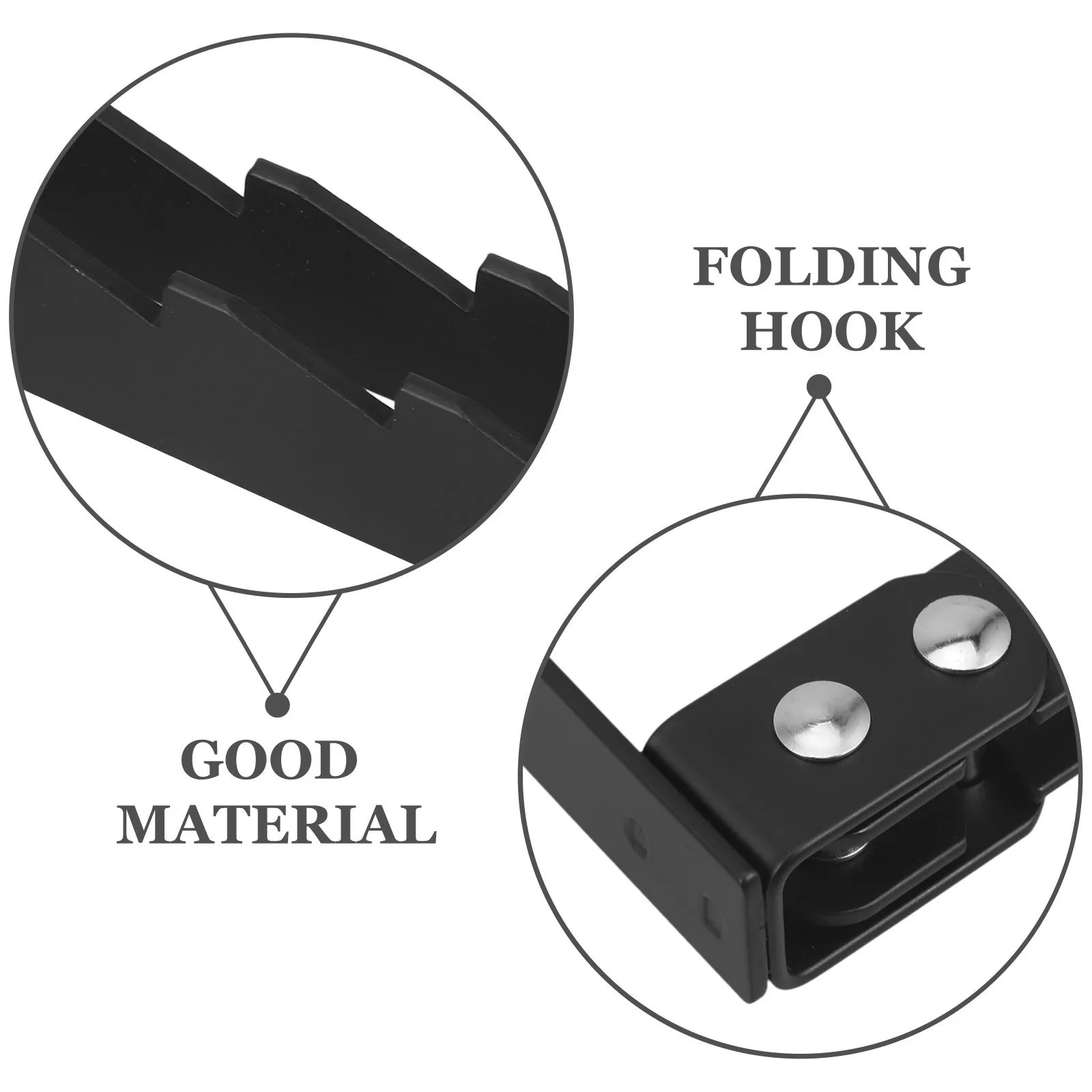 

Foldable Over Door Hook Hanger High Manganese Steel Space Saving Clothes Towel Coat Rack Bedroom Bathroom Organizer