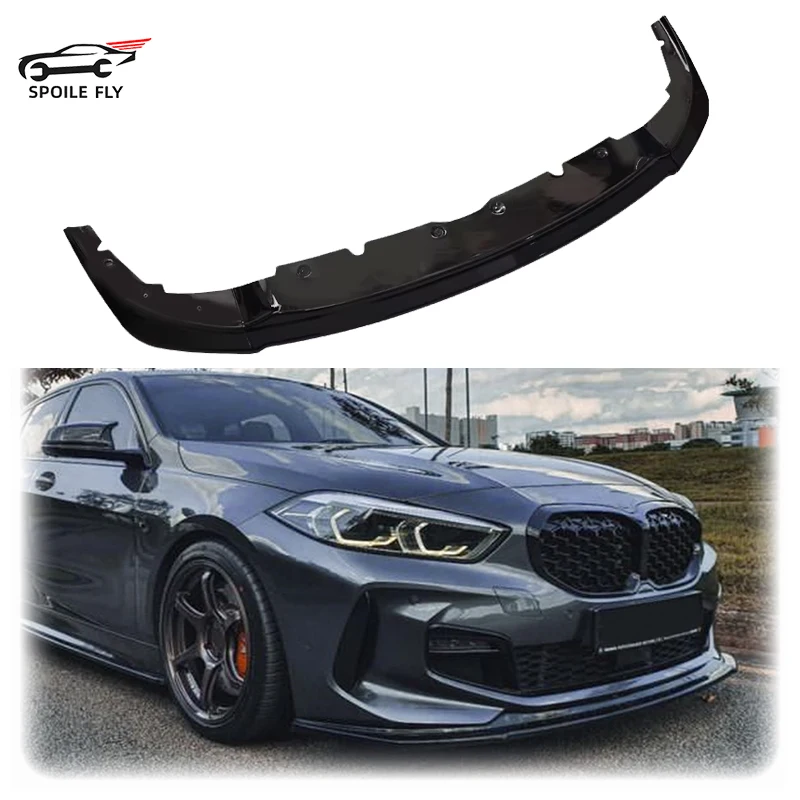 

3PCS 2020 2021 2022 2023 2024 For BMW 1 Serie F40 M Sport 116i 118i 120i 128ti Front Bumper Lip Splitter Diffuser Body Kit ABS