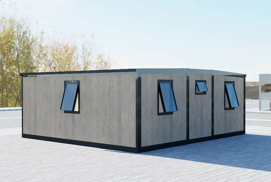 YG Prefab House 40 Fuß erweiterbares Haus Modernes, zusammenklappbares, erweiterbares 20 Fuß erweiterbares, zusammenklappbares kleines Haus