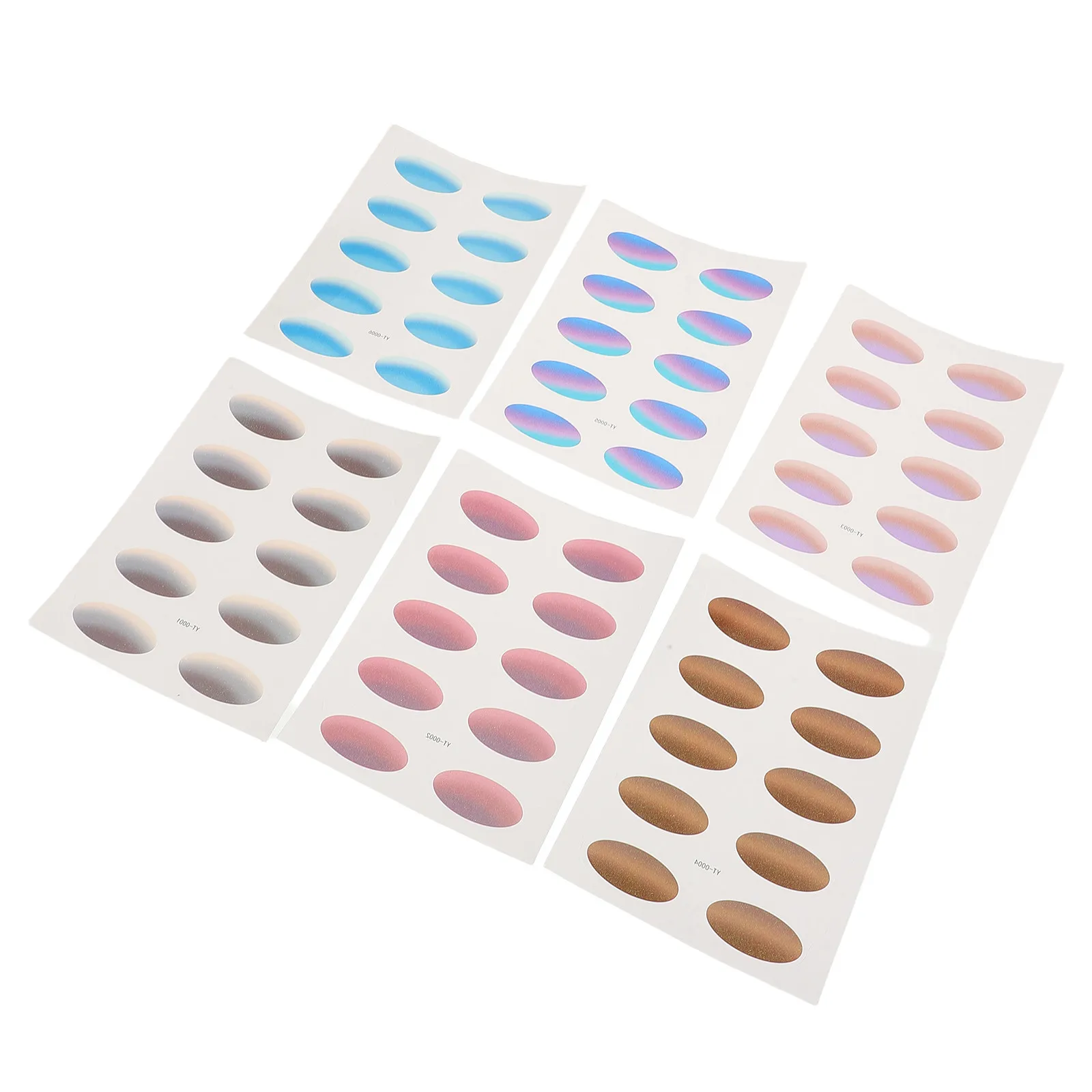 

6 Sheets Eye Shadow Festival Decoration Cosplay Accessories Eyeshadow Stickers for