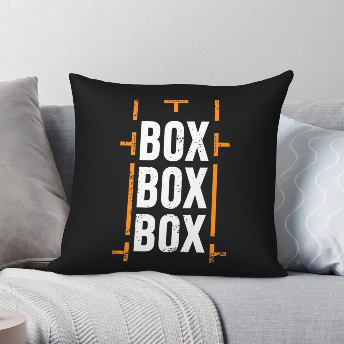 Box Box Box Square Pillowcase Polyester Linen Velvet Creative Zip Decor Throw Pillow Case Bed Cushion Cover