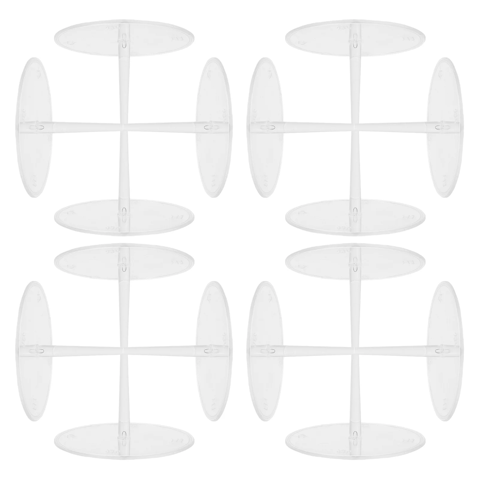

100 Pcs Cake Clear Baking Supplies Topper Support Stand Decorating Tools Decorative Flower Nails
