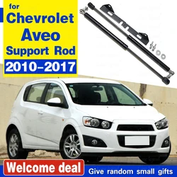 For Chevrolet AVEO 2010 - 2017 Front Hood Bonnet Modify Gas Struts Lift Support Shock Absorber Hood Struts Support rod Bracket