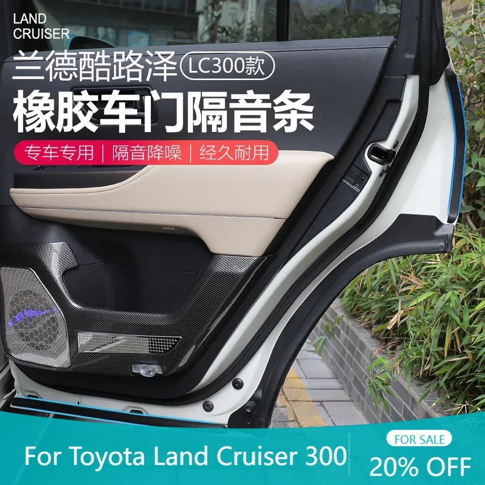 

Door sound insulation strip sealant 2022 2023 2024 2025 LC300 Accessories For Toyota Land Cruiser 300
