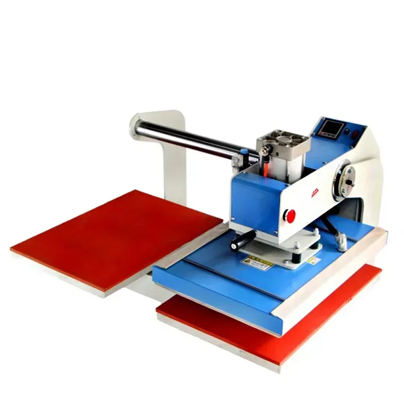 Flatbed Semi-automatic Pneumatic Mark Label Heat Press Transfer Embossing Lace The Matrix Or Plate Embossed Machine