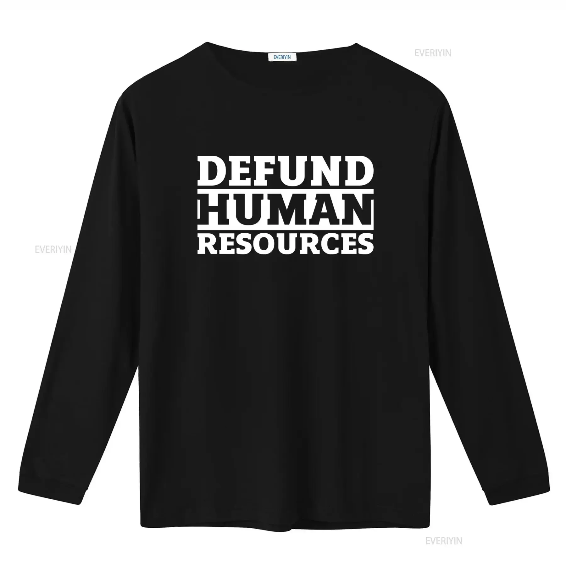 Defund Human Resources T Shirt Funny Sarcastic Meme for Rights Lovers vintage Washed Casual Comfortable streetwear Unisex