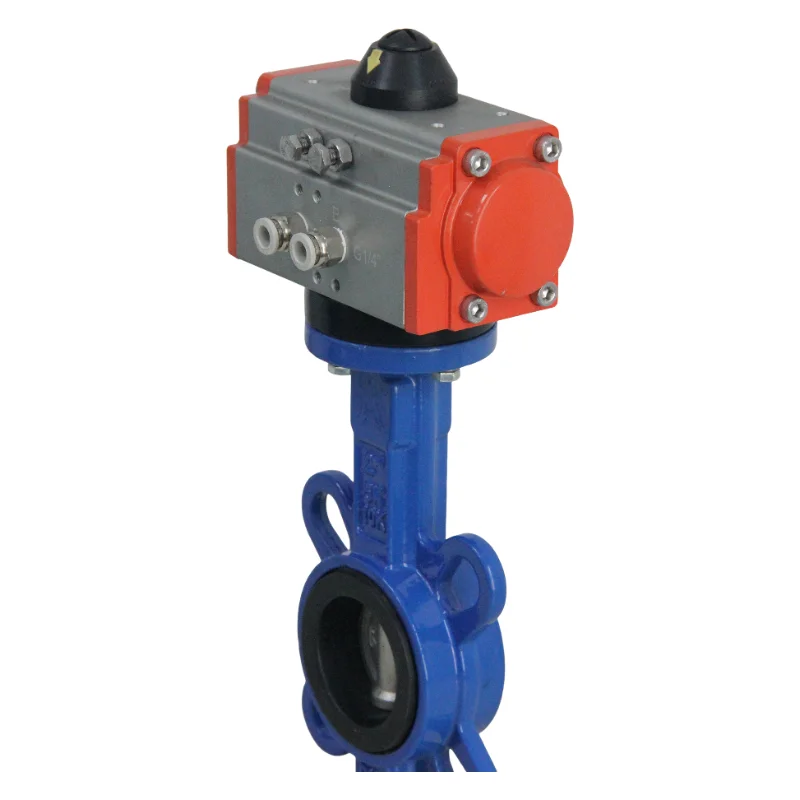 High quality and durable RDNT fire-proof pneumatic butterfly valve