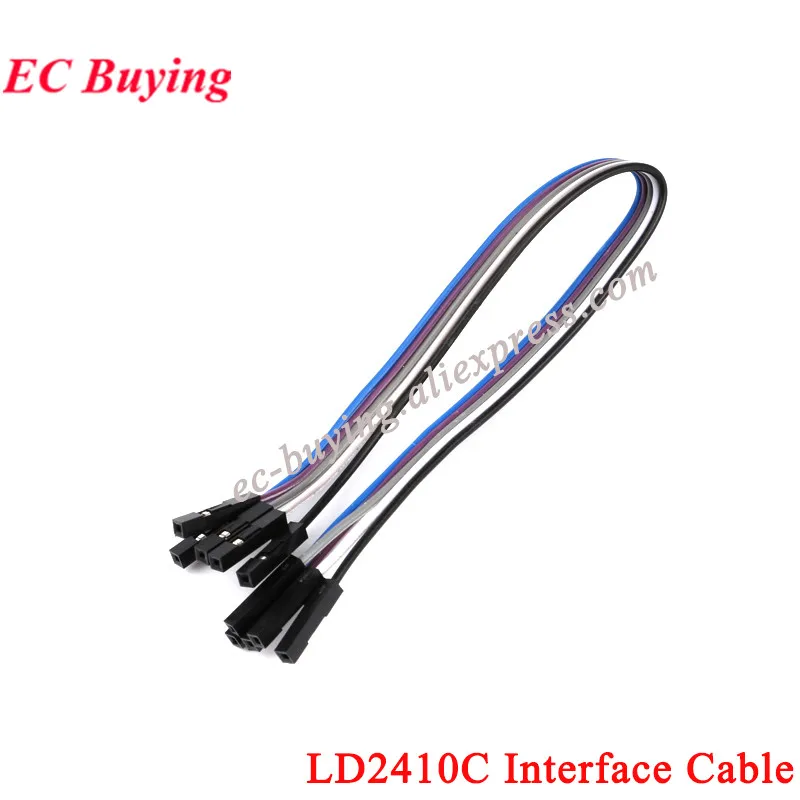 20Pcs/1pc Link LD2410C HLK-LD2410C 24GHz MMWave FMCW MM Wave Human Presence Radar Sensor Module Motion LD2410 Detector Cable