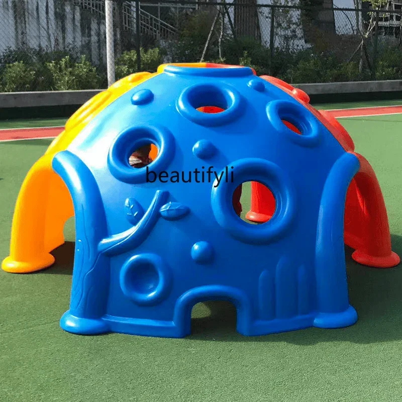 

Kindergarten children's outdoor equipment climbing frame indoor plastic slope climbing toys