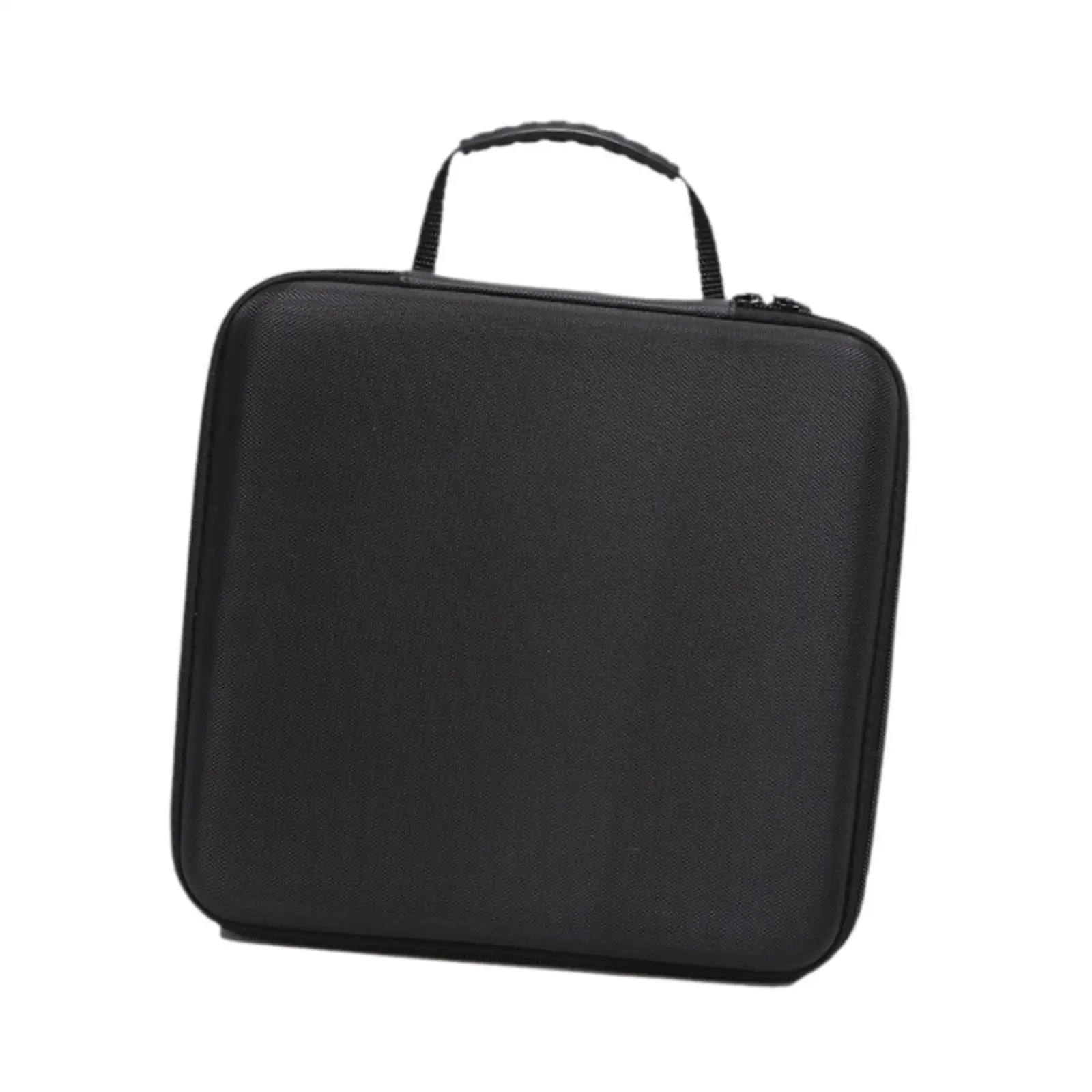 12 Slots Hard Watch Travel Case with Carry Handle Black for Shop Display 10.6x10.2inch Versatile Dustproof Portable