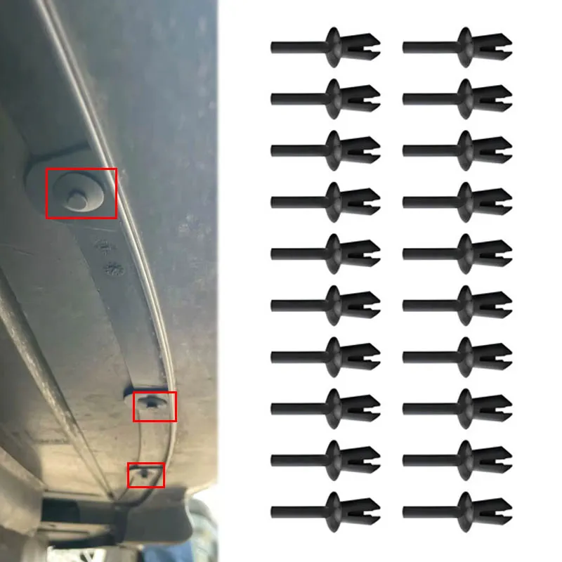

80pcs Car Side Sill Skirt Clip Rocker Panel Moulding Clip Grommet Nut For BMW E36 E46 E90 E91 3 Series 51711932996 51118174185