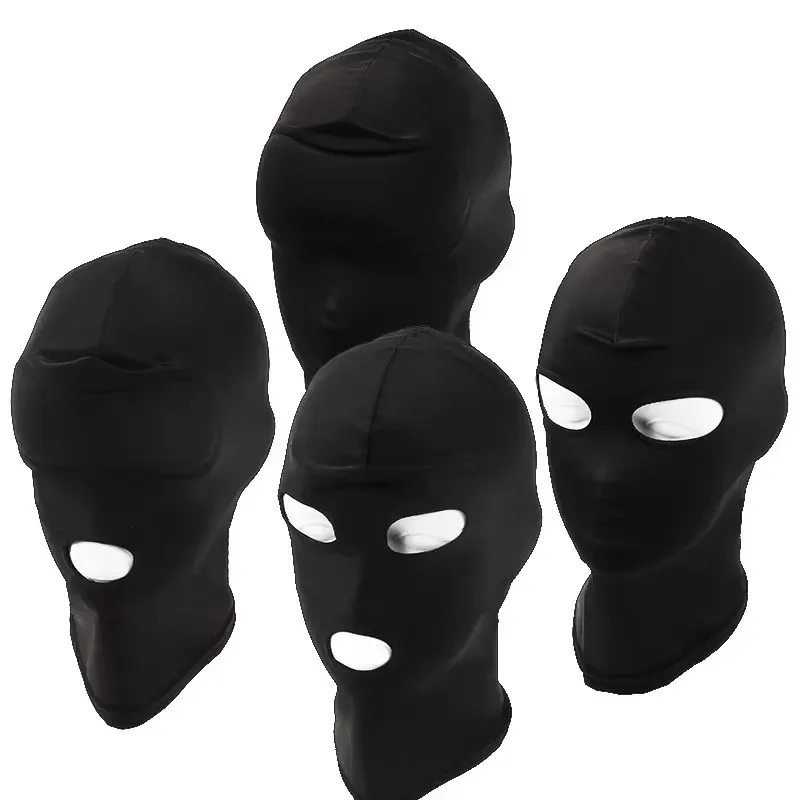 

Elasticity Balaclava Cap Unisex Standard Seamless Fetish Hoods for Halloween Cosplay Party Hat Tactical Face Mask Games