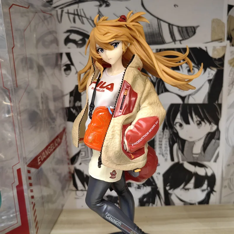 19CM Neon Genesis Evangelion Anime Girl Figure Asuka Langley Soryu New form Action Figure Figurines Model Doll Gifts Kids Toys