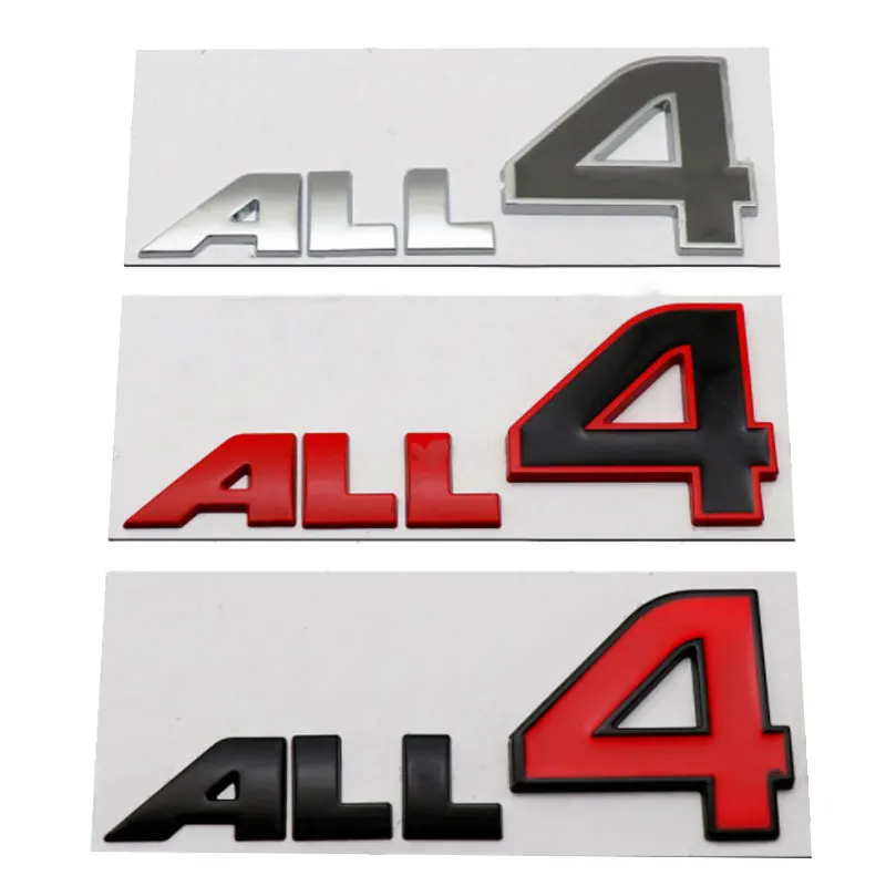 

ALL4 sticker for BMW mini modified body Original logo Universal accessories four-wheel drive trunk Badge decal