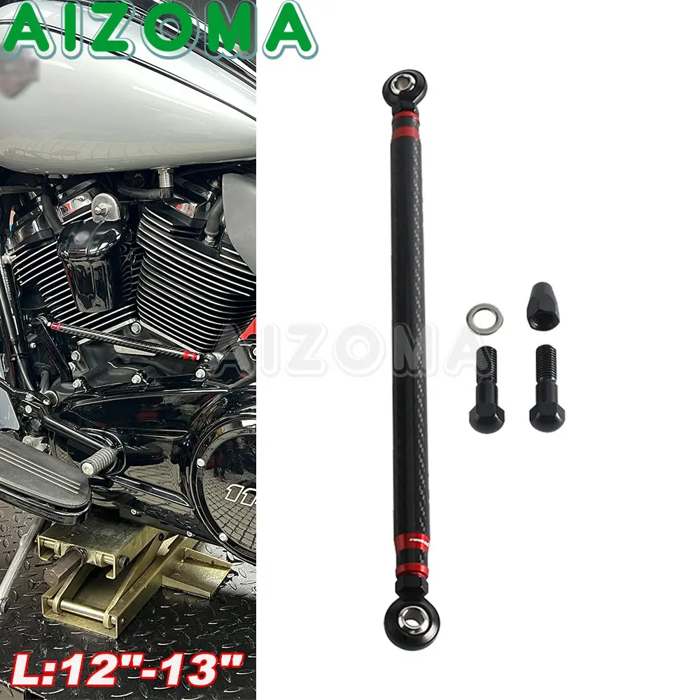 

Регулируемая тяга переключения передач 12-13 дюймов с болтом и винтом для Harley Softail Fat Boy FLFB FLFBS Custom FXSTC Deuce FXSTD