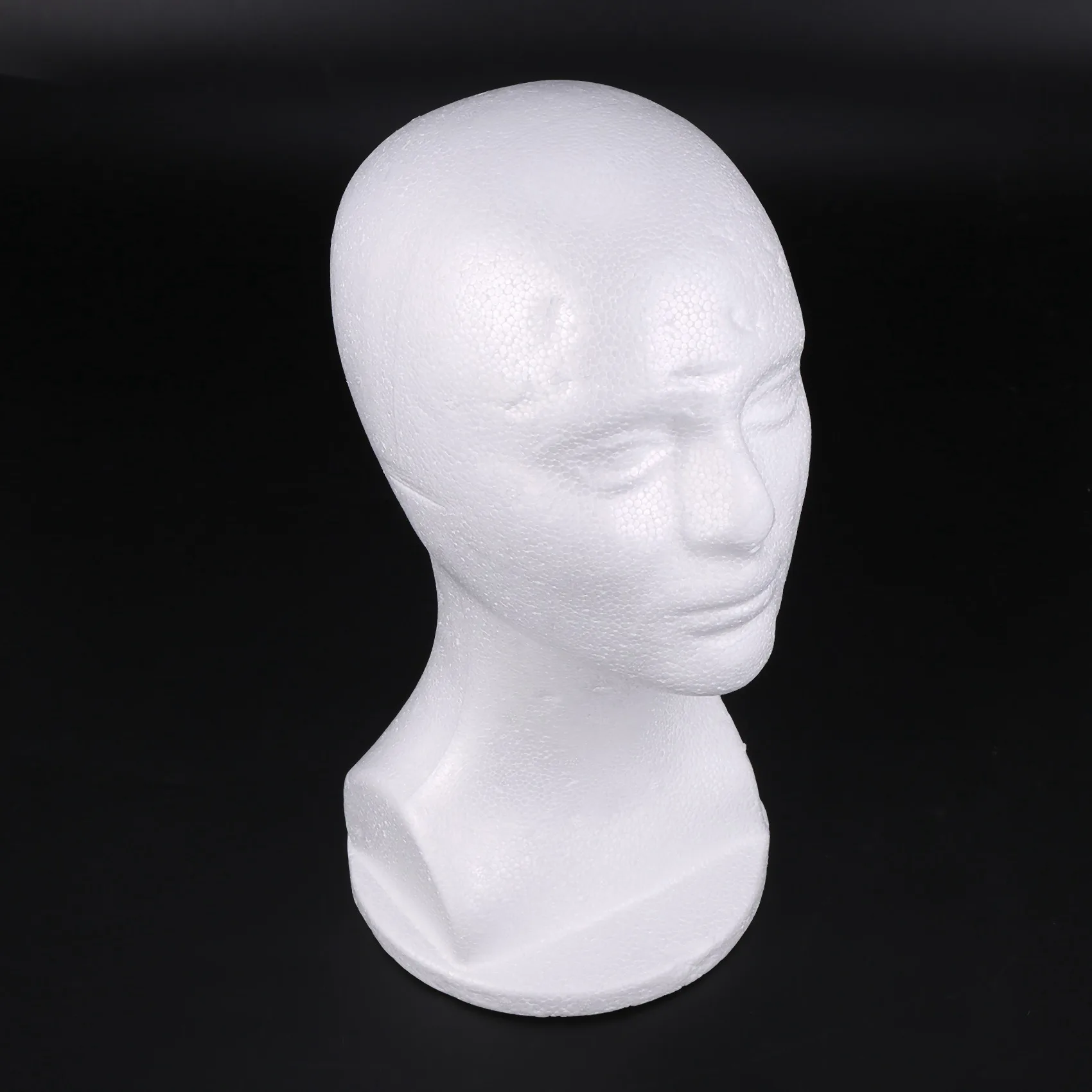

WIND FLYING 2X Styrofoam Mannequin Foam Head Model Glasses Hat Wig Display Stand