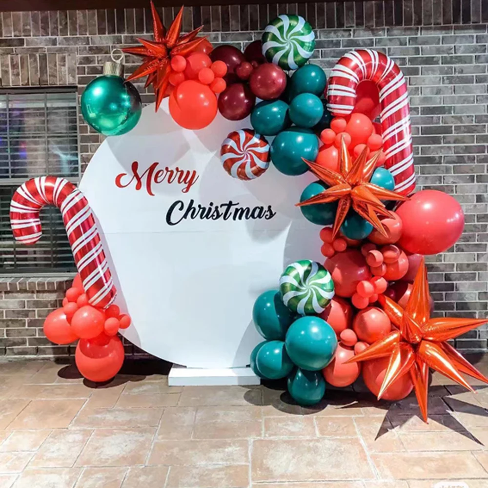 6/12 Stück Schwarz Silber Bunte Wassertropfen Ballon Explosion Stern Folienballons für Geburtstag Hochzeit Weihnachten Party Dekoration – Detail 4