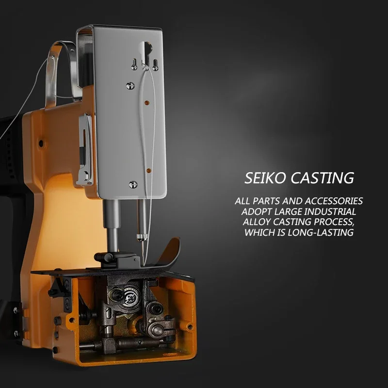 GK9-009 Portable Electric Sewing Machine 220V/210W Woven Bag Packaging Machine Sealer Handheld Plug-in Sewing Sealing Tool
