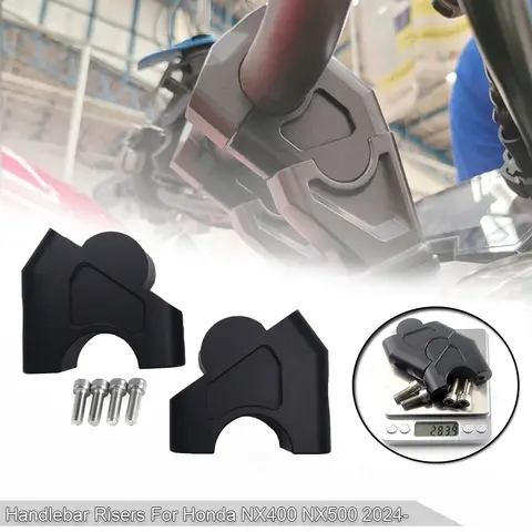 2024 혼다 NX400 NX500 NX 400 500 핸들라이저, 상향 연장 어댑터 핸들 바 라이저 클램프, 높이 뒤로 이동
