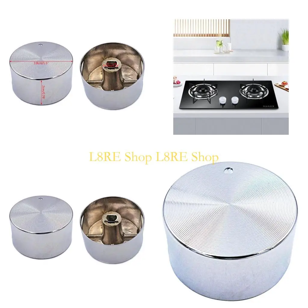 L8RE 가스 스토브 쿠커 제어 손잡이 어댑터 버너 제어 다이얼 손잡이 교체 범용 6mm/0.24 ''를위한 오븐 로터리 스위치.