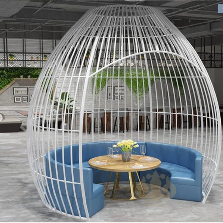Modern New Style Light Luxury Leisure Time Half Round Sofa Tables and Chairs Set for Restaurant