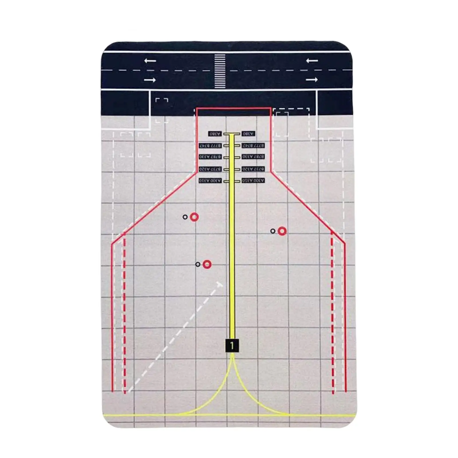 Rubber 1/200 Aircraft Parking Apron Kids Adults Gifts for Collections Display