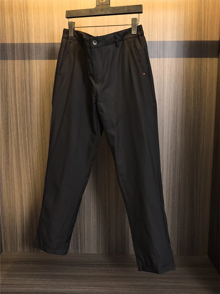 

Northern Winter Men's Straight Leg down Pants 90% White Du down Inner Pure Color Outdoor Versatile Faionable Casual