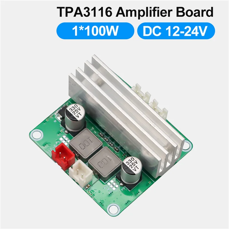 【PUBLICITY】4X Hifi Stereo Digital Audio Amplifier Board TPA3116 Class D Amplifier Module 100W Mono Channel Amplifier