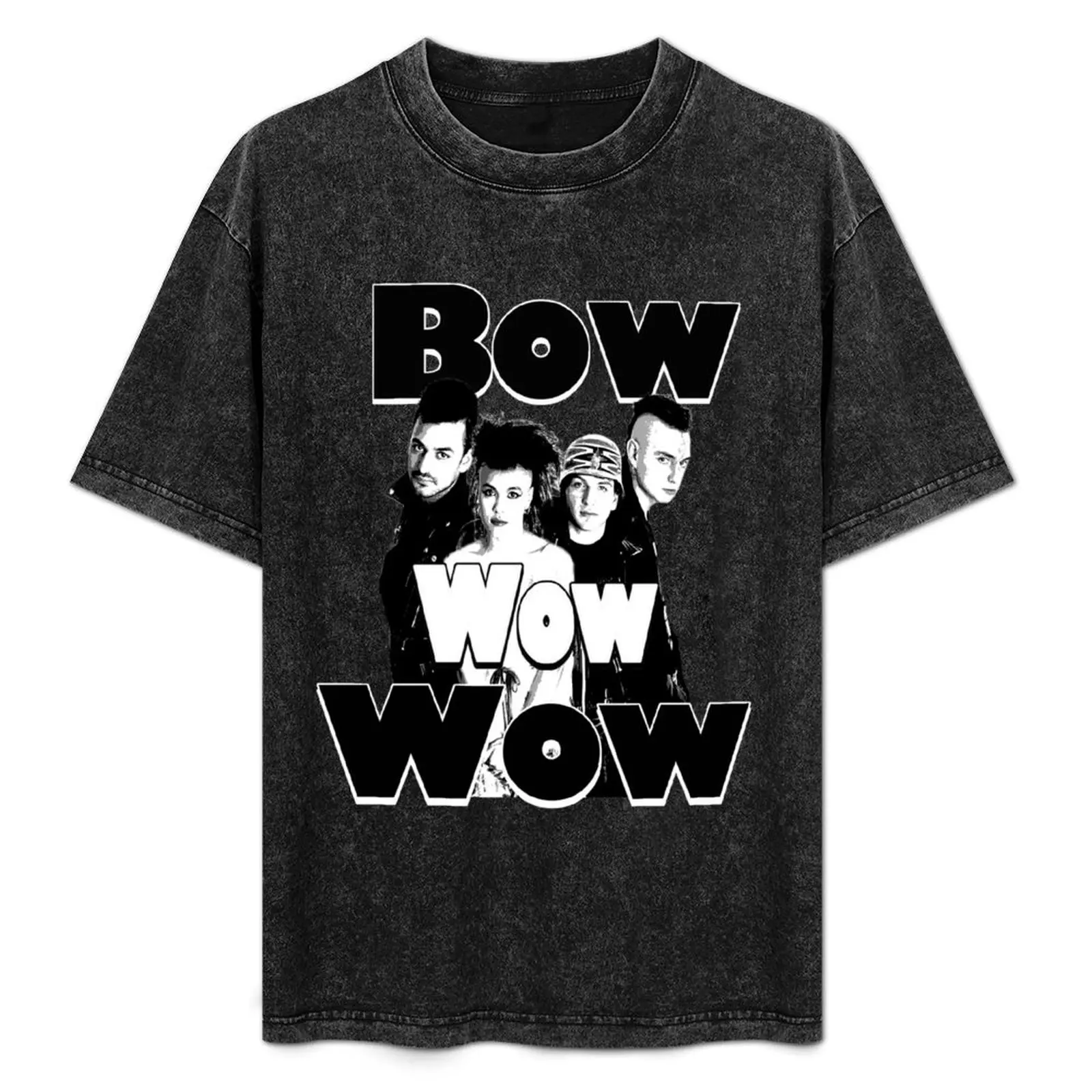 

Bow Wow Wow T-Shirt Plus Size Summer Casual T-Shirt
