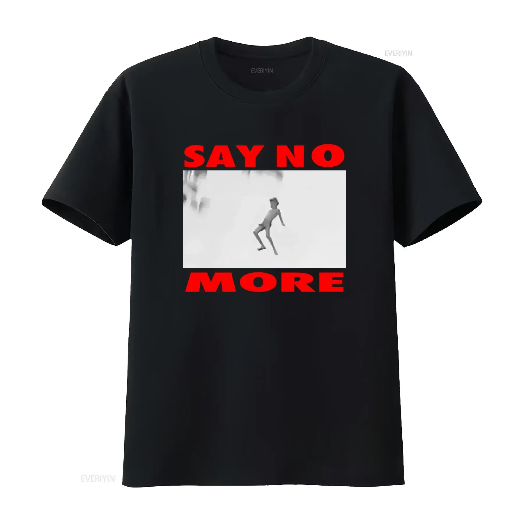 Camiseta Charly Garcia Pool Jump Say No More Rock Nacional vintage lavada macia unissex para uso diário masculina versátil
