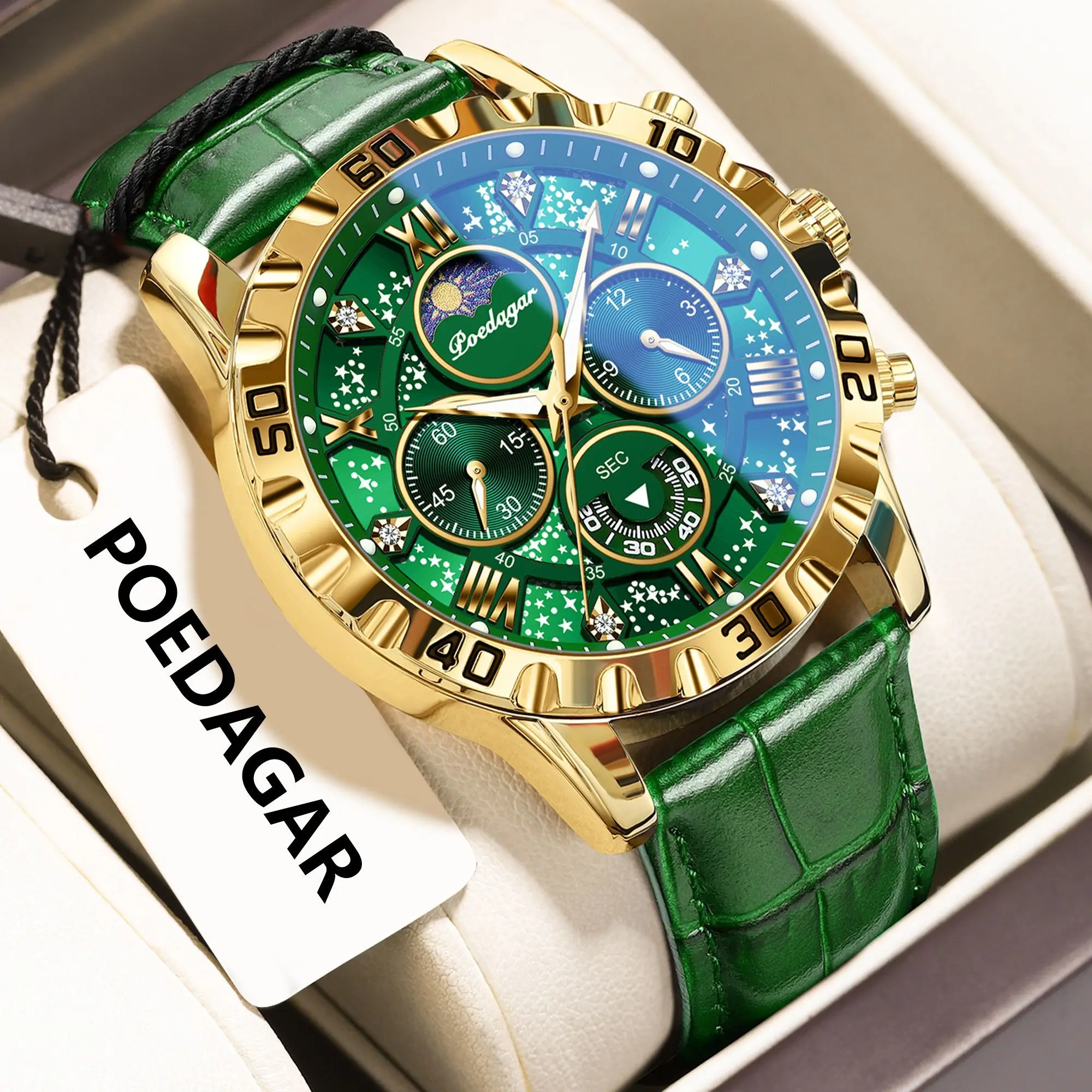 

Новые мужские часы 2026 года: водонепроницаемые, светящиеся, с календарем, многофункциональные, хронограф Star