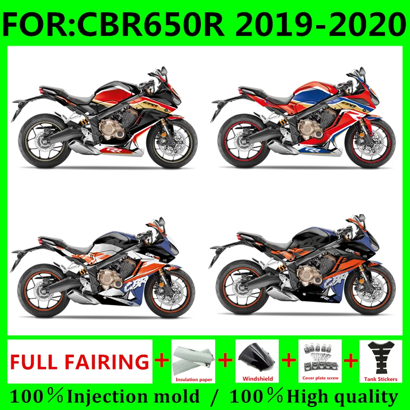 

NEW Abs Motorcycle Whole Fairings kit fit for CBR650R CBR650 CBR 650R 2019 2020 Bodywork full Fairing