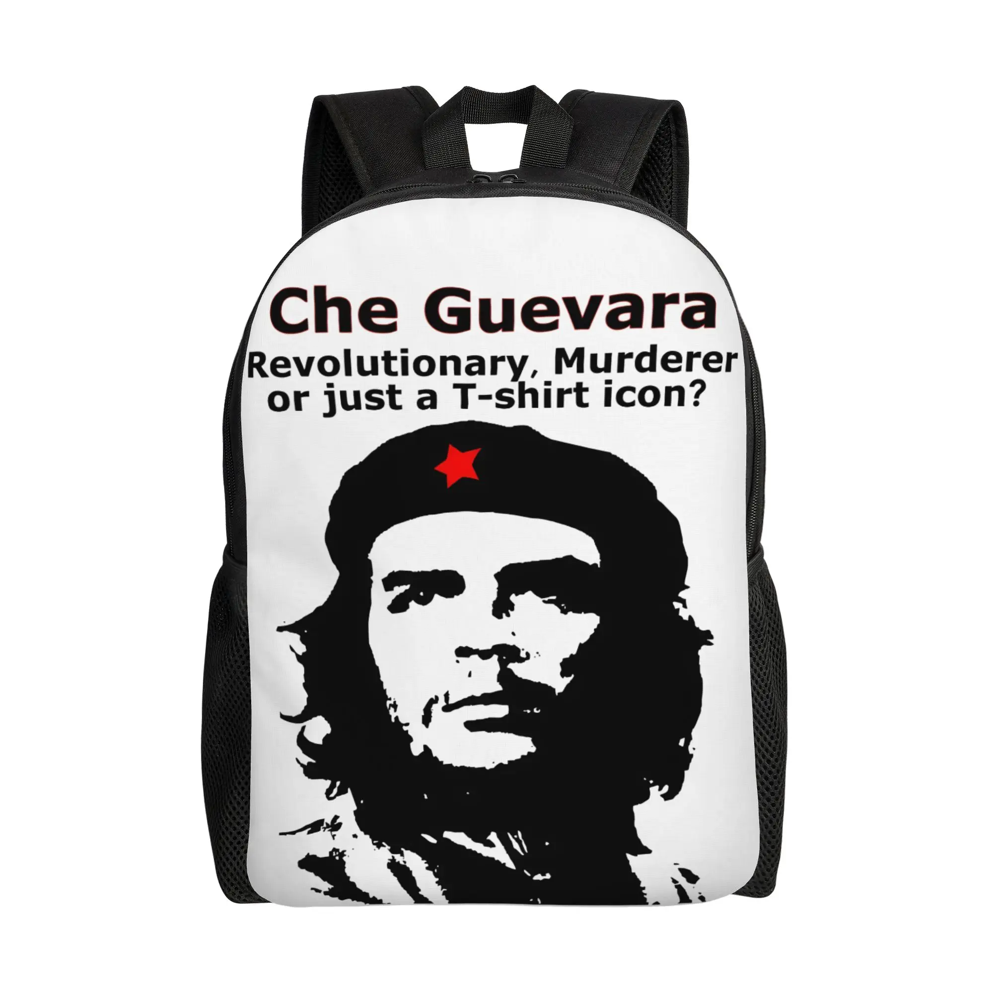

Che Guevara Revolutionary, Murderer or just a Backpack Cycling Backpacks Men Designer Breathable School Bags Cute Rucksack
