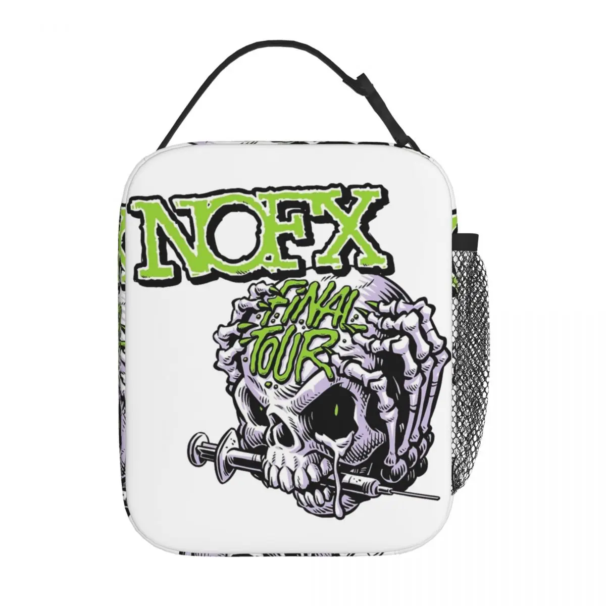 

Lunch Boxes Nofx Band Final Tour Skull Accessories Storage Food Box New Thermal Cooler Bento Box For School