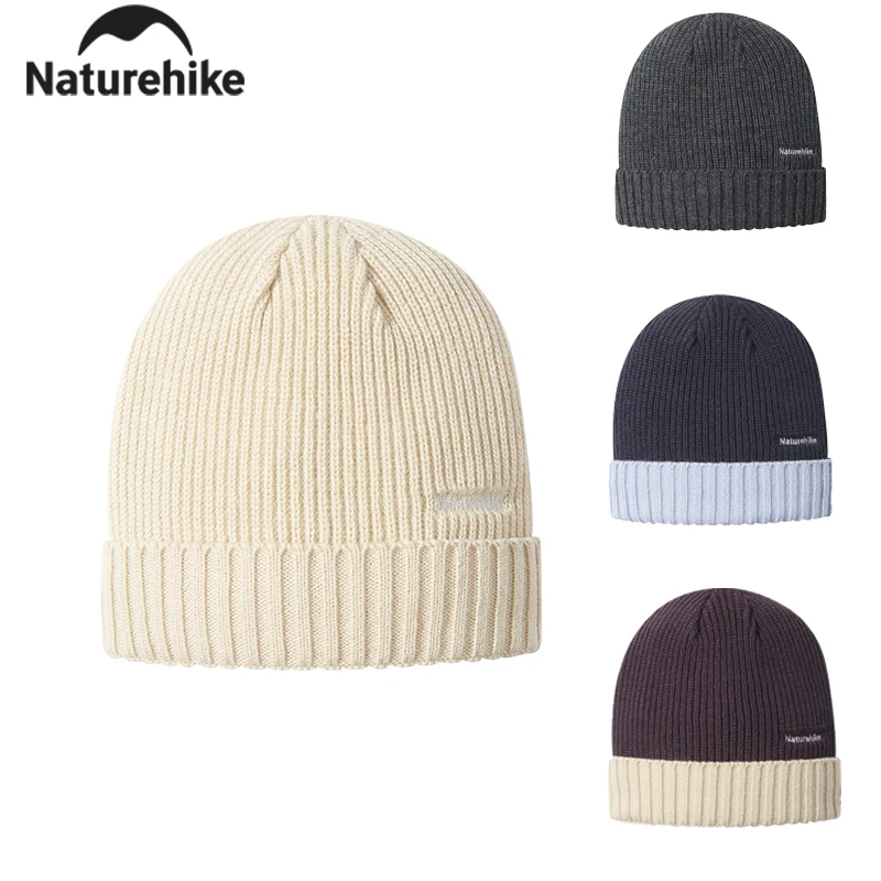 

Naturehike 2025 новая зимняя ультра-легкая теплая ветрозащитная шерстяная вязаная шапка с отложным механизмом, дышащая эластичная шерстяная шапка для скалолазания на открытом воздухе