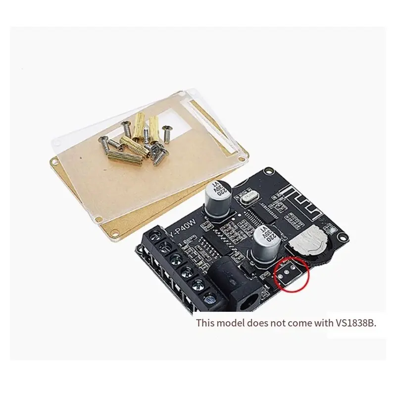 N35R-High Power Digital Amplifier Module Stereo Bluetooth Power Amplifier Board 24V XY-P40W