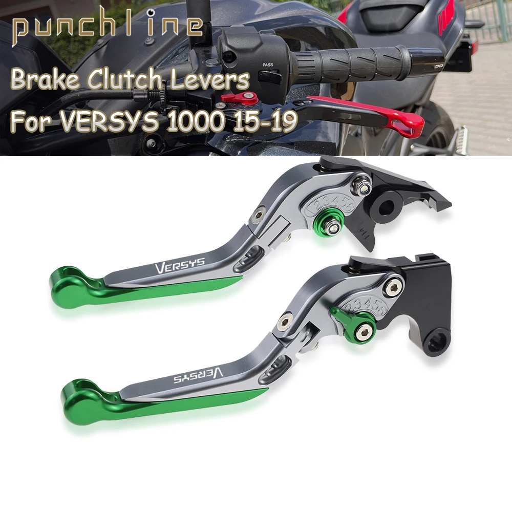 

Fit VERSYS 1000 2015-2019 Clutch Levers For VERSYS 650 (650cc) 2015-2022 Folding Extendable Brake Handles