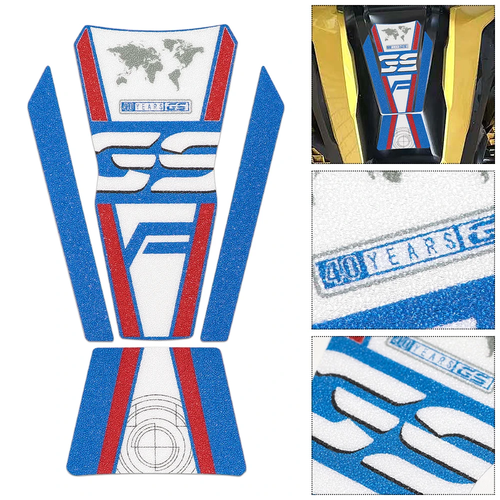 

Motorcycle Accessorie Tank Pad Sticke For BMW Motorrad F850GS F750GS F 850 GS F 750 GS Motorcycle Frosted Tank Pad Decals