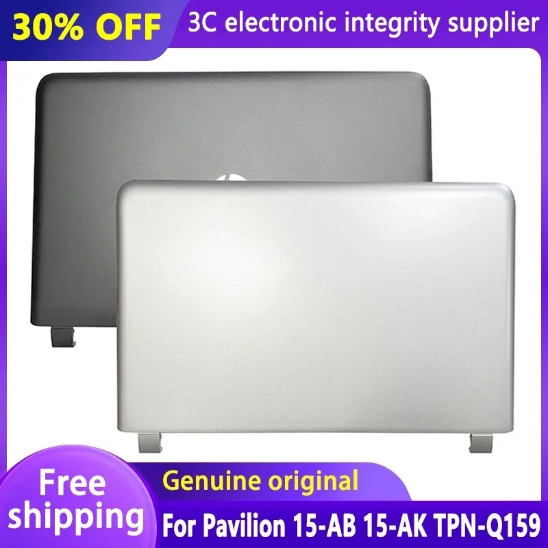 

NEW Laptop Case Touch Screen For Pavilion 15-AK 15-AB 15-AB065TX 15-AB010TX TPN-Q159 LCD Top Back Cover Rear Lid Silver Black