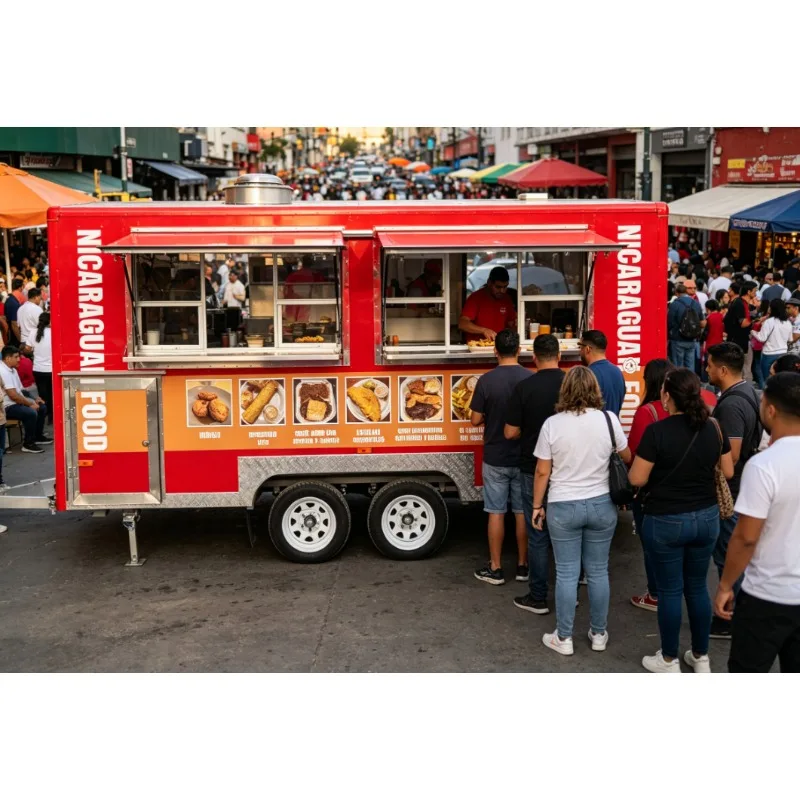 Stainless Steel & Fiberglass Mobile Food Trailers for Fast Food and Snack Service with Rust Resistant Features For Sale