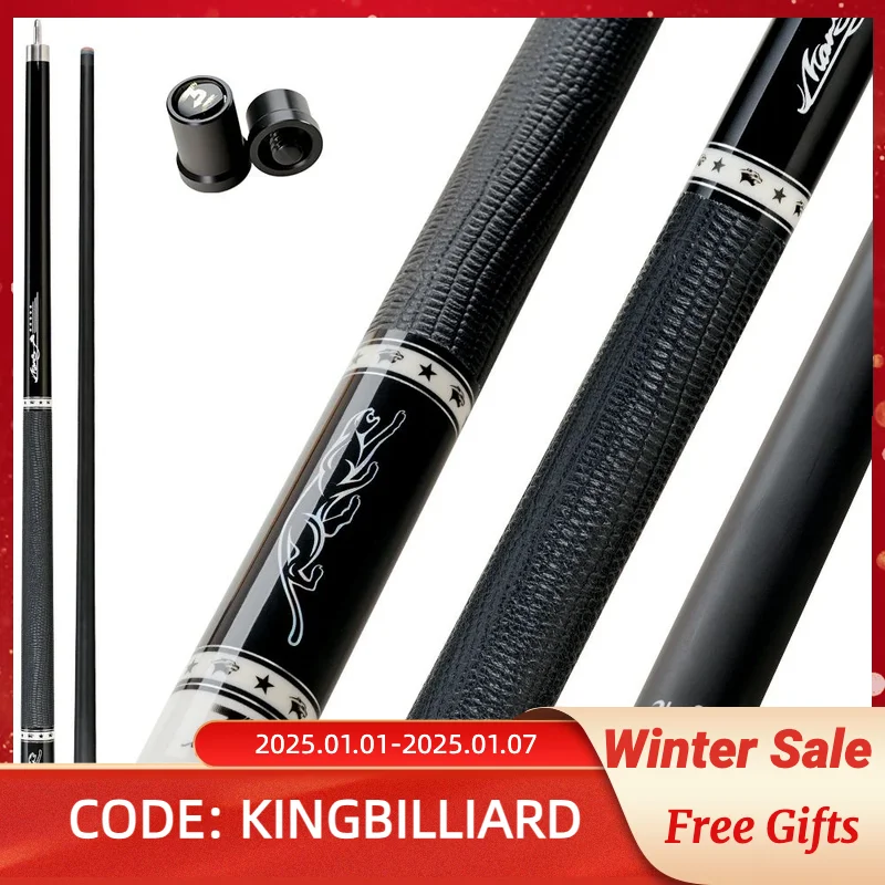 PREOAIDR 3142 XB Billiard Pool Cue Stick Maple Carbon Fiber Shaft 10.5/11.8/ 12.8mmTip Pool Cue Uni-loc Joint Billiard Cue Kit