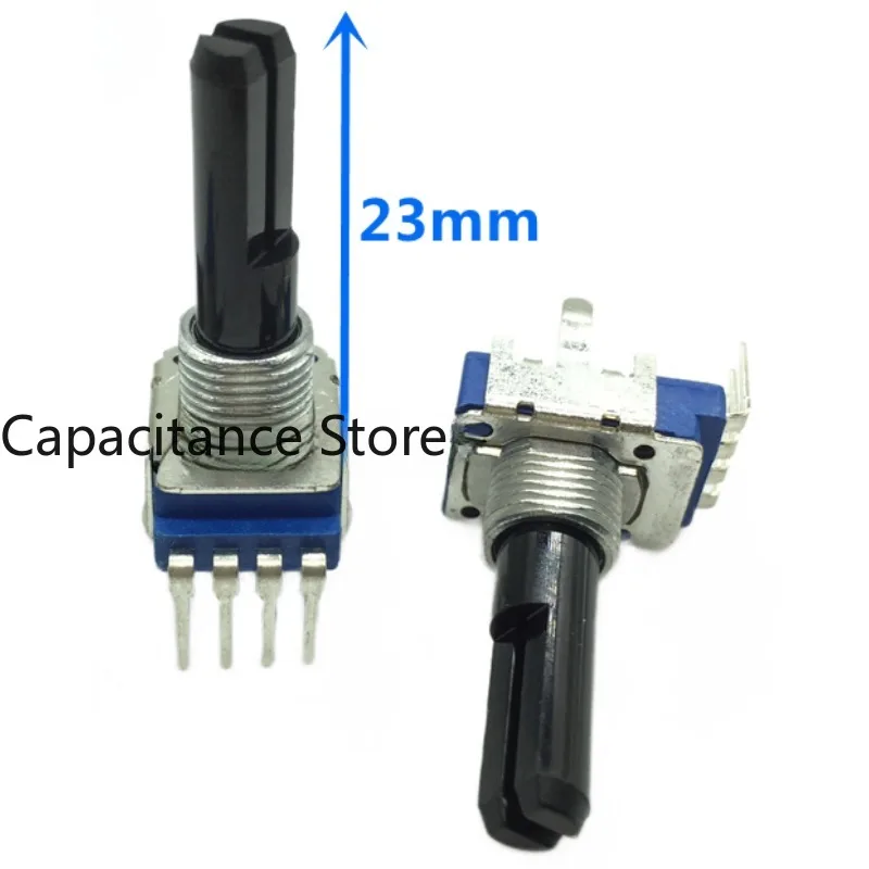 5PCS RK11 potentiometer B103 B10K with midpoint single-pin 4-pin shaft length 23mm for mixing table.