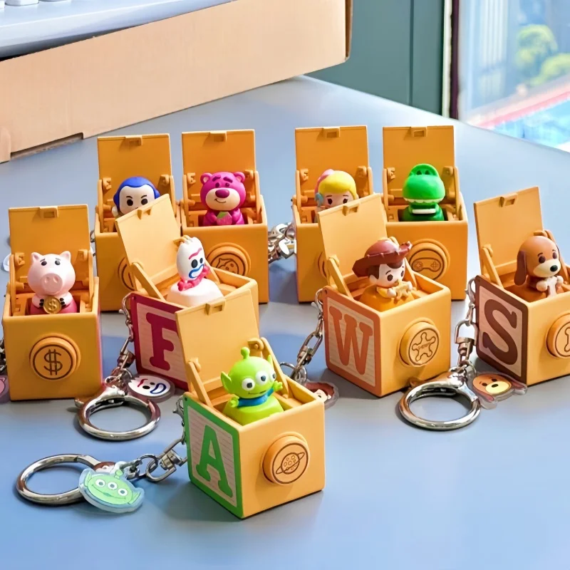 Брелок для снятия стресса «История игрушек Диснея», слепая коробка, клавиатура, забавная игрушка, подвеска, официальная версия, интерактивная коллекционная версия